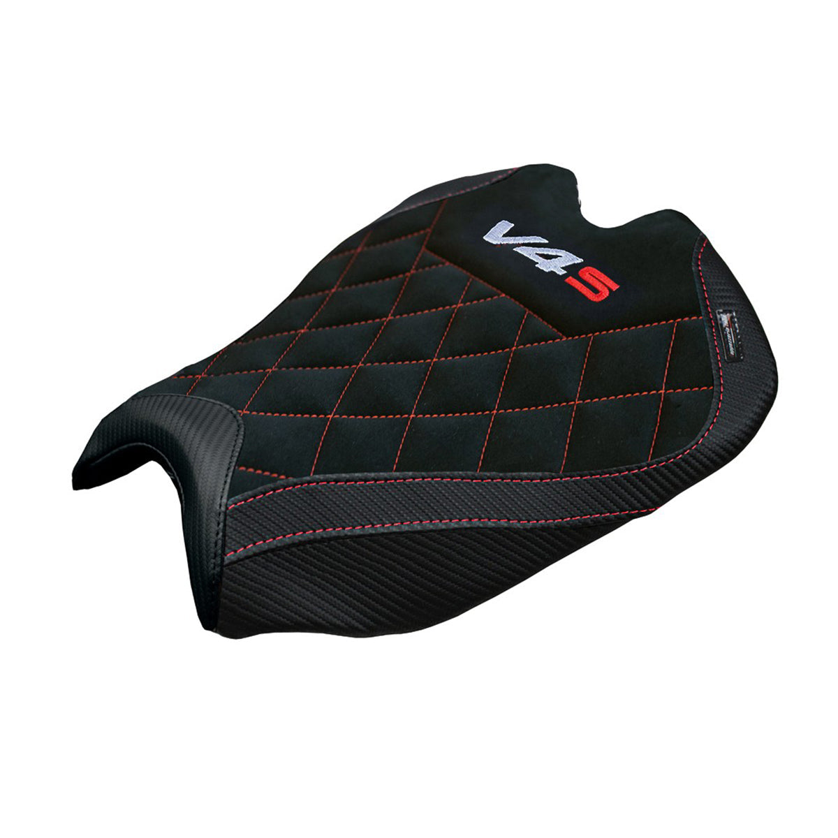 Tappezzeria Italia Ducati streetfighter V4 2025 Seat Cover Black SE Logo V4S