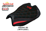 Tappezzeria Italia Ducati streetfighter V4 2025 Seat Cover Red Black SE Logo V4