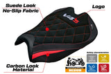 Tappezzeria Italia Ducati streetfighter V4 2025 Seat Cover Red Black SE Logo V4S