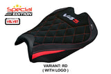 Tappezzeria Italia Ducati streetfighter V4 2025 Seat Cover Red Black SE Logo V4S