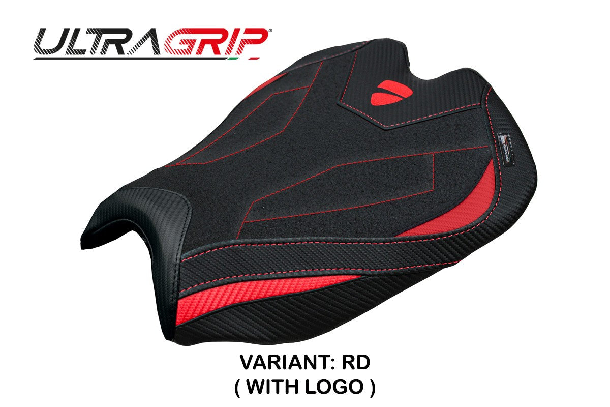 Tappezzeria Italia Ducati streetfighter V4 2025 Seat Cover Ultragrip Red Black