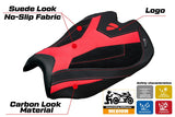 Tappezzeria Italia Ducati streetfighter V4 2025 Seat Cover Velvet Red Black