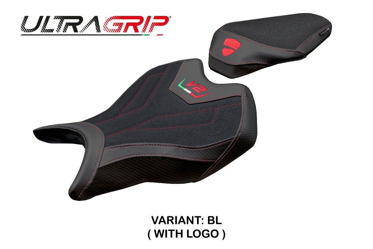 Tappezzeria Italia Ducati Streetfighter V2 2025 Seat Cover Ultragrip Black