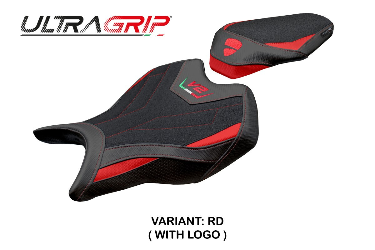 Tappezzeria Italia Ducati Streetfighter V2 2025 Seat Cover Ultragrip Red Black