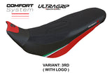 Tappezzeria Italia Ducati Desert X Rally 2022-2025 Seat Cover in Keren Comfort Red and Black