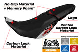 Tappezzeria Italia Ducati Desert X 2022-2025 Seat Cover Comfort in Special White and Black