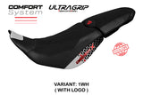 Tappezzeria Italia Ducati Desert X 2022-2025 Seat Cover Comfort in Special White and Black