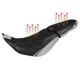 Tappezzeria Italia Ducati Desert X 2022-2025 Seat Cover Heated Ultragrip Comfort White