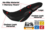 Ducati Desert X 2022-2025 Seat Cover Tappezzeria Italia in Trico Comfort Ultragrip Black