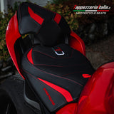 Tappezzeria Italia Ducati Streetfighter V4 2020-2024 Seat Cover Ultragrip in Red and Black