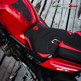Tappezzeria Italia Ducati Streetfighter V4 2020-2024 Seat Cover Ultragrip in Red and Black