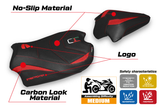 Tappezzeria Italia Ducati Streetfighter V4 2020-2024 Seat Cover Ultragrip in Red and Black