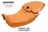 Tappezzeria Italia Ducati Diavel V4 2023-2025 Seat Cover Comfort Classic in Leather Camel