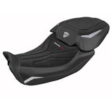 Tappezzeria Italia Ducati Diavel V4 2023-2025 Seat Cover in Diablo Velvet Silver and Black