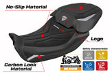 Tappezzeria Italia Ducati Diavel V4 2023-2025 Seat Cover in Diablo Velvet Silver and Black