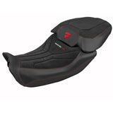 Tappezzeria Italia Ducati Diavel V4 2023-2025 Seat Cover in Diablo Comfort Velvet Silver and Black
