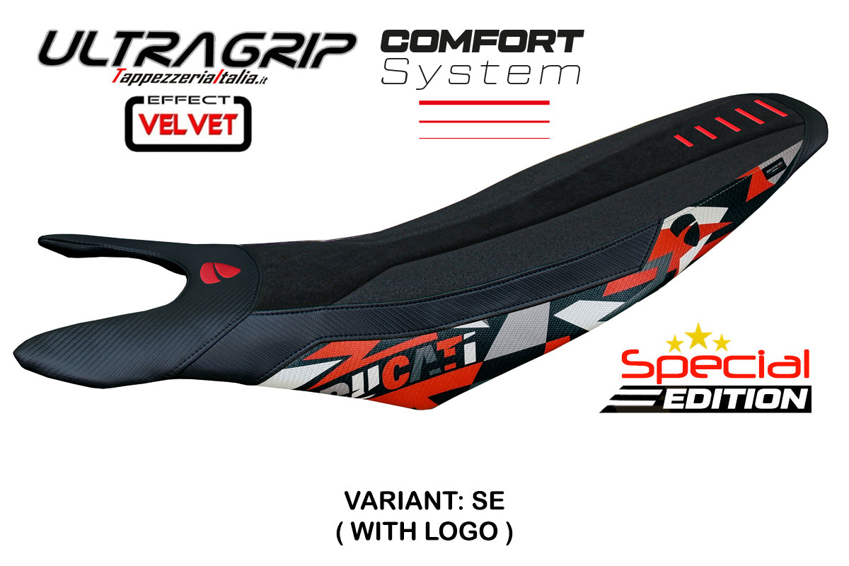 Tappezzeria Italia Ducati Hypermotard 698 2024-2025 Seat Cover Comfort Ultragrip Special Ed.