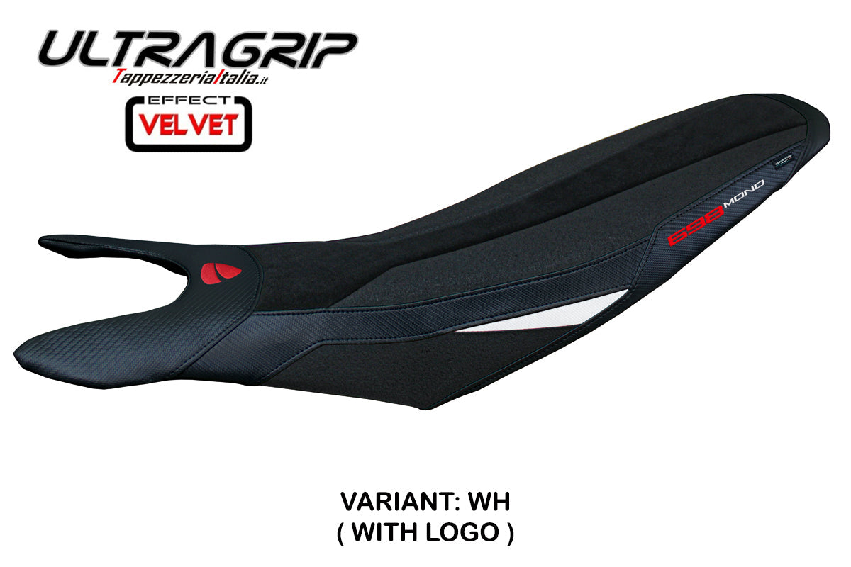 Tappezzeria Italia Ducati Hypermotard 698 Mono 2024-2025 Seat Cover Ultragrip in White