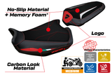 Tappezzeria Italia Ducati Monster 937 950 2021-2025 Seat Cover Comfort in Red, White and Black
