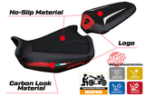 Tappezzeria Italia Ducati Monster 937 950 2021-2025 Seat Cover Ultragrip in Red, White and Black