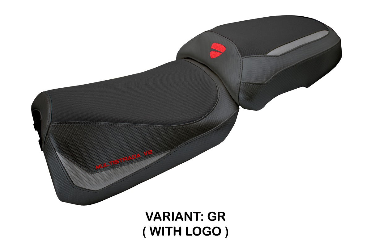 Tappezzeria Italia Ducati Multistrada V2 2025 Seat Cover Grey Black