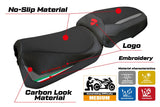 Tappezzeria Italia Ducati Multistrada V2 2025 Seat Cover Grey italian Flag Black