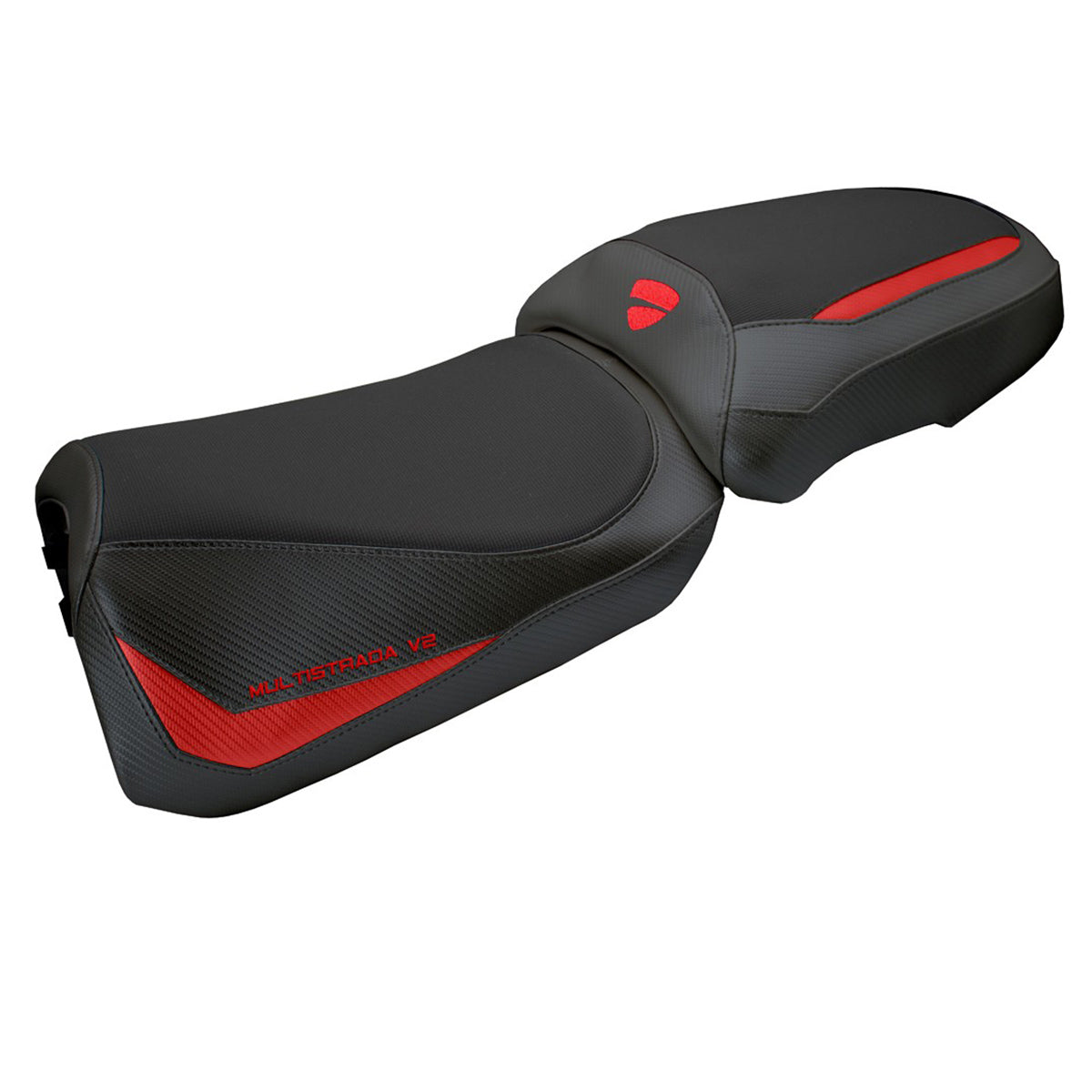 Tappezzeria Italia Ducati Multistrada V2 2025 Seat Cover Red Black