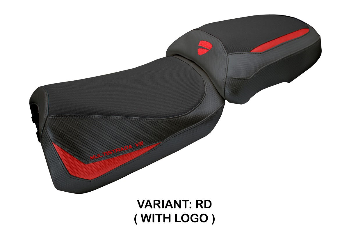 Tappezzeria Italia Ducati Multistrada V2 2025 Seat Cover Red Black