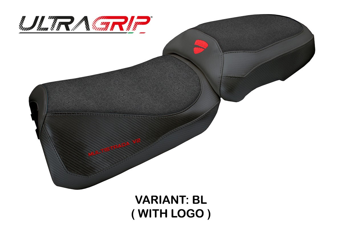 Tappezzeria Italia Ducati Multistrada V2 2025 Seat Cover Ultragrip Black