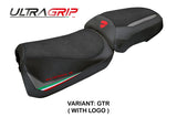 Tappezzeria Italia Ducati Multistrada V2 2025 Seat Cover Ultragrip Grey Italian Flag