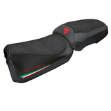 Tappezzeria Italia Ducati Multistrada V2 2025 Seat Cover Ultragrip Italian Flag Black