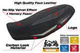 Tappezzeria Italia Ducati Scrambler 800 2023-2025 Seat Cover Comfort in Velvet Silver and Black