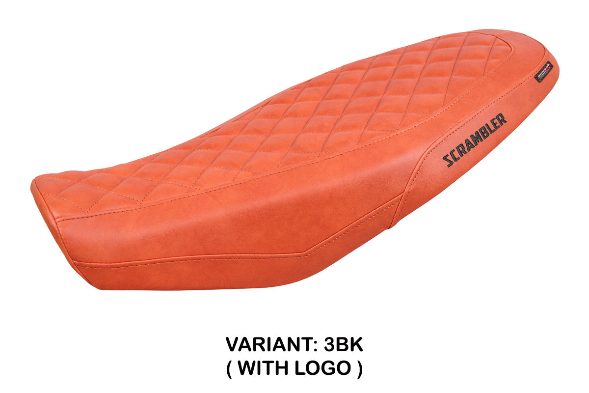 Tappezzeria Italia Ducati Scrambler 800 2023-2025 Seat Cover in Brick Leather Look Diamond
