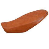 Tappezzeria Italia Ducati Scrambler 800 2023-2025 Seat Cover Comfort in Brown Leather Diamond