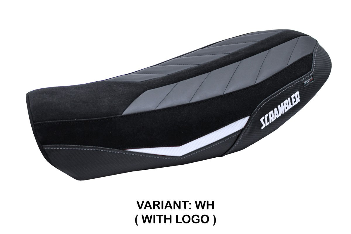 Tappezzeria Italia Ducati Scrambler Urban Motard 2022 2023 2024 Seat Cover White Black