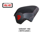 Tappezzeria Italia Ducati Streetfighter V4 Passenger 2020-2024 Seat Cover in Red and Black SE