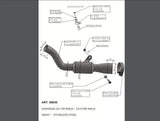 LEOVINCE Cat Eliminator Link Pipe Ninja ZX-10R /RR 2021-2025  80030