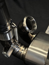 Vandemon Ducati Panigale/ Streetfighter V2 High Mount Titanium Slip-On Mufflers DUCV2TIMESMUFHMA VA-126