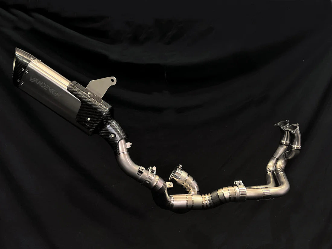 Vandemon Ducati Multistrada V4/V4s Titanium Vandemon Full 3/4 Exhaust System 2021-2025  DUCV4MTSTIEXHSYSA VA-118