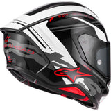 ALPINESTARS Helmet S-R7 A-Core Bk/Wh/Rd Gloss Ece06/Dot M 8203426-1353-M