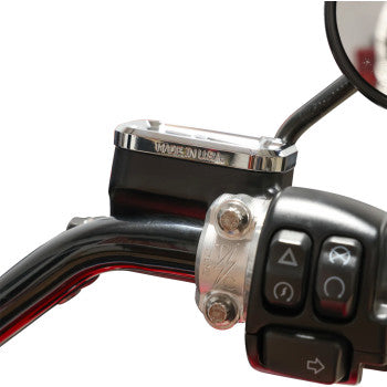 THRASHIN SUPPLY CO. Master Cylinder Cover - Brake - Front - Chrome TSC-3176-3