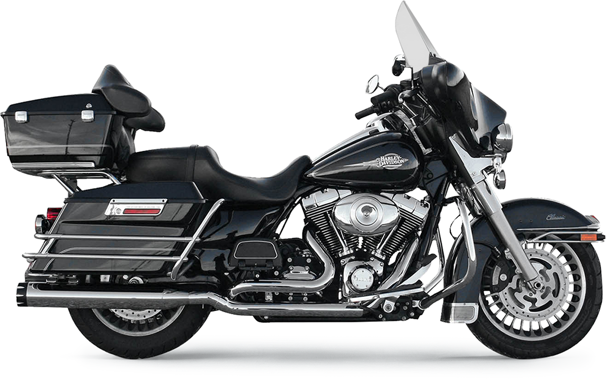 BASSANI XHAUST Down Under Headpipes - Chrome Road Glide 11415A
