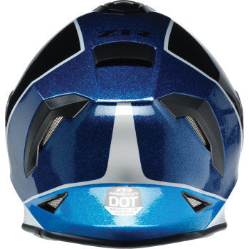 Z1R  Youth Warrant 2.0 Snow Helmet - Fresh Pow - Purple/Blue - Medium 0122-0139