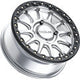RACELINE WHEELS Wheel - Alpha - Front/Rear - Hyper Silver/with Black Ring - 17x7 - 4/137 - +40 mm A14SB-77037+40