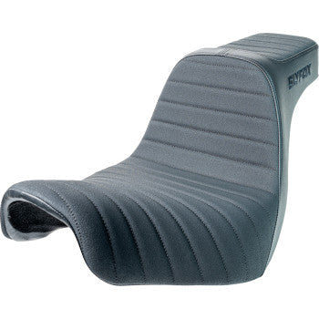 SLYFOX Highnoon Seat - Vinyl - Classic Stitch - Black Logo - FL/FX '18-'24 4701A-slyfox