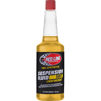 RED LINE SYNTHETIC OIL Lightweight Suspension Fluid - 5wt - 16 US fl oz. 91122