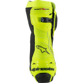 ALPINESTARS Supertech R Vented Boots - Fluorescent Yellow/Black - US 8 / EU 42 2220121-551-42
