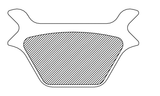 DRAG SPECIALTIES Organic Brake Pads - Harley-Davidson F/99 FLHT/FLHR/FLTR;FATBK FAD94