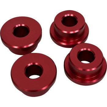 PRO-ONE PERF.MFG. Solid Riser Bushing Kit - Red 103050R