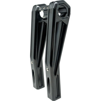 KODLIN USA Ascent Pro Risers - Pullback - 10" - Gloss Black KUS55141